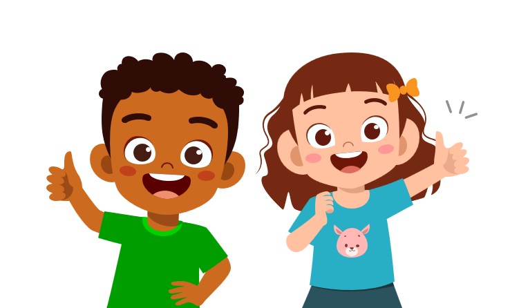 Koko en Lila steken hun duimen omhoog